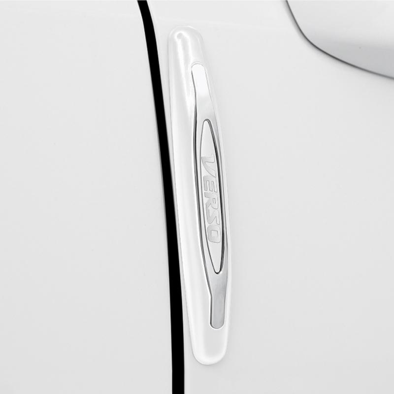 4Pcs For Toyota Verso Car Door Handle Anti-Scratch Protective Strip Sticker Accessories Car Styling
