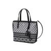 Daks Navy Dd Logo Leather Tote Bag Dcba6e801n2