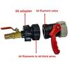 1Pcs IBC Tote Tank Adapter S60*6 Brass Garden Faucet with 25 Mm Hose Connection Water Connector Replacement Valve Fitting
