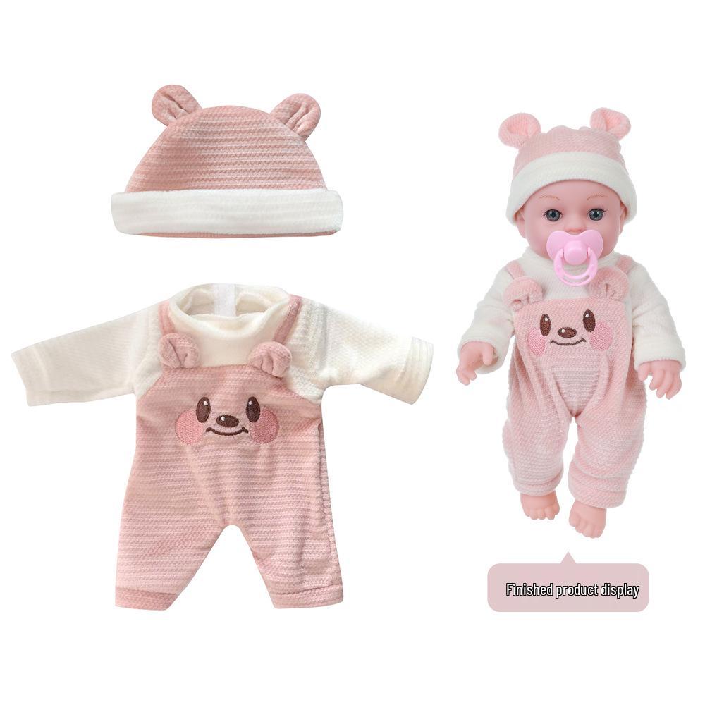 Doll Clothes Set: 30cm Baby Doll Outfit with Hat for DIY Customization