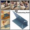 3D Woodworking Ruler Angle Measuring Square Size Measure Tool Gauge Ruler