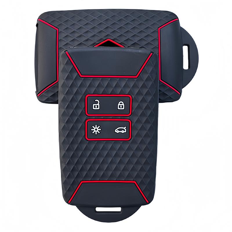 Silicone Car Key Case Cover Shell For Dacia Logan Sandero Duster Lodgy Spring Jogger For Renault Captur Kadjar Koleos