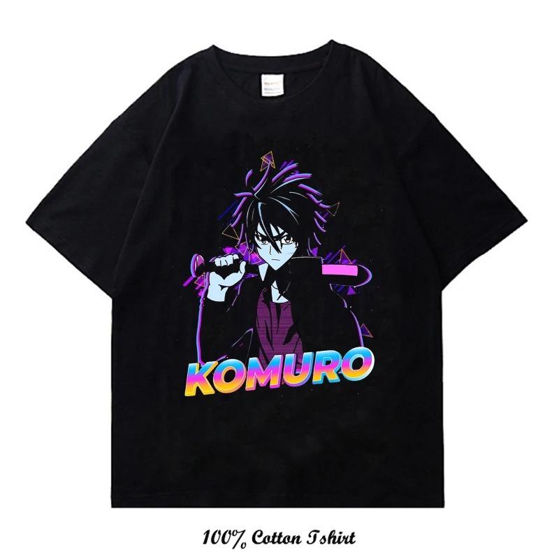 Highschool of the Dead Saeko Busujima Manga Style T-Shirt, Unisex Anime Fan Streetwear Tee, 100% Cotton Casual Short Sleeve Top