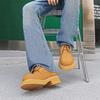 Yellow Derby Shoes Couple Spring Autumn Summer British Style Round Head High Sense Casual Low Top Martin Boots 9522-J