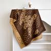 Elegant intellectual style thickened winter shawl women travel versatile multi-functional warm scarf leopard print scarf