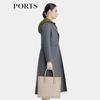 Ports Women's Autumn/Winter Wool Cashmere Long Coat