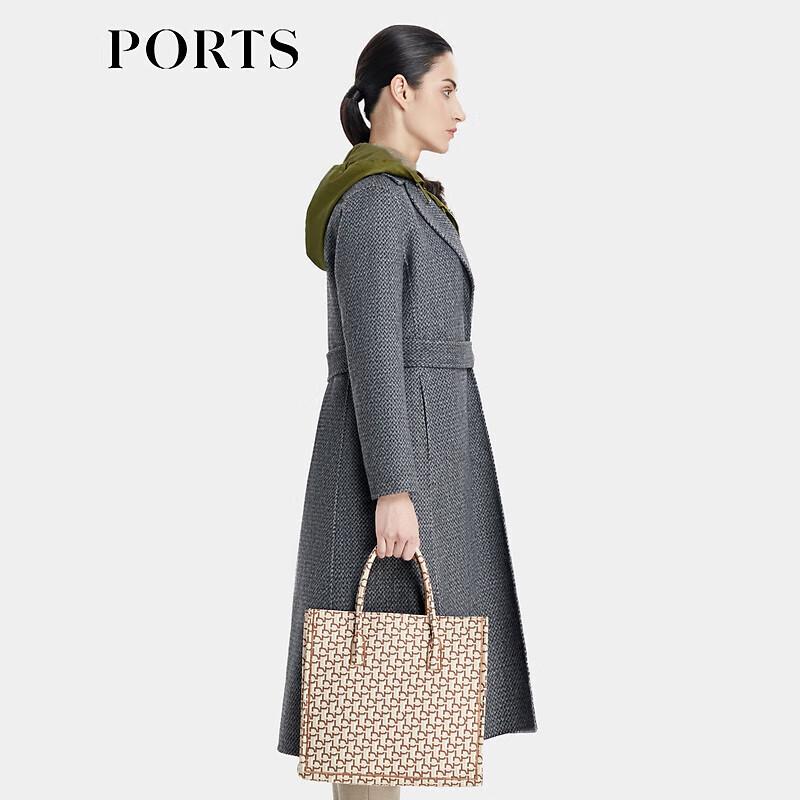 Ports Women's Autumn/Winter Wool Cashmere Long Coat