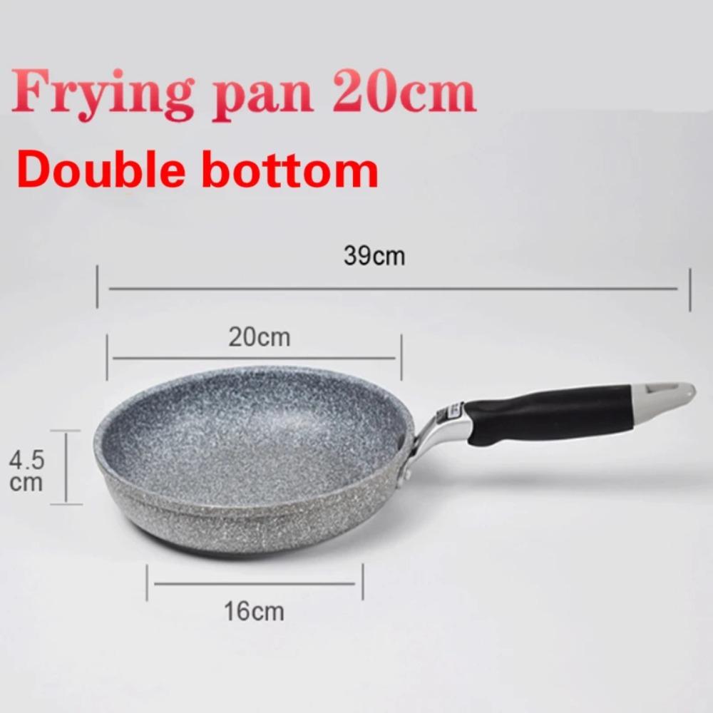 1pcs Non Stick Frying Pan Household Cooking Pan Omelette Steak Frying Pan Pancake Induction Cooker Gas Stove Kitchen Cookware