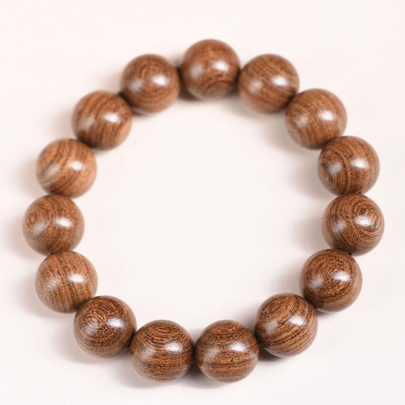 Authentic Sandalwood Buddhist Prayer Beads Bracelet - Ethnic Style Jewelry