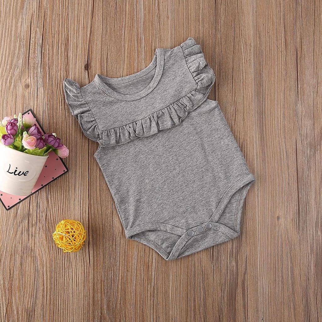 Gray,24M Toddler Baby Boys Girls Clothes Sleeveless Ruffle Round Neck Tassels Bodysuit Round Neck Cotton Jumpsuit Gray,24M Toddler Baby Boys Girls Clothes Sleeveless Ruffle Round Neck Tassels Bodysuit Round Neck Cotton Jumpsuit
