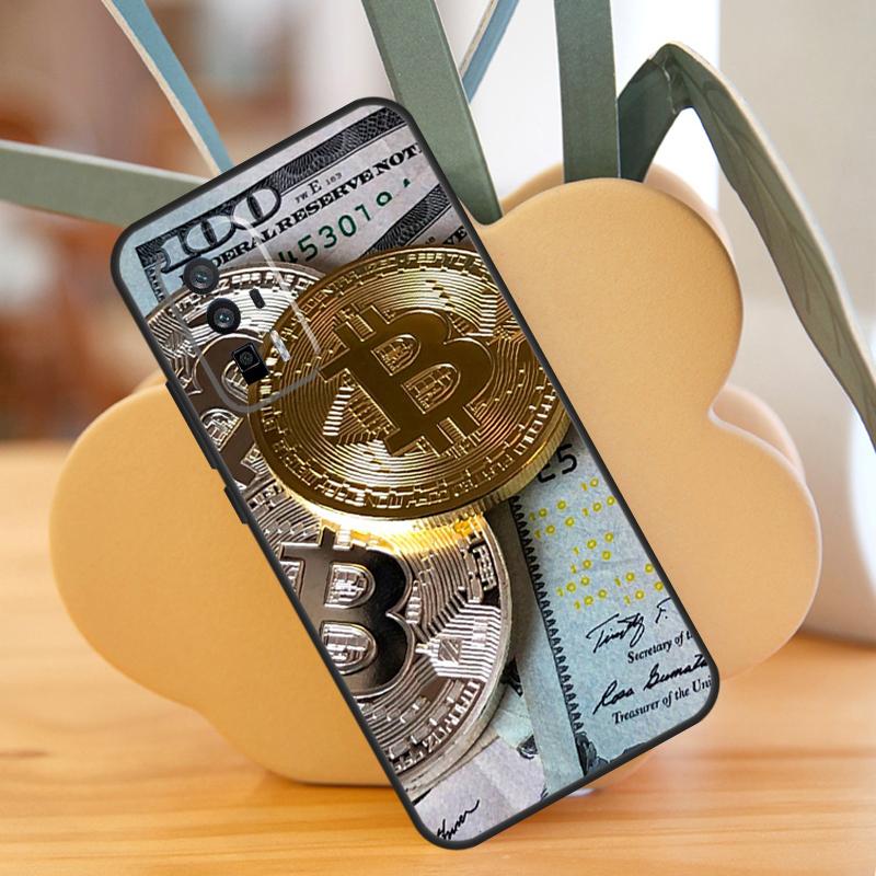 Bitcoin BTC Case For POCO X3 X6 F6 Pro M6 X5 F3 F5 M5s Xiaomi 13 14 Ultra 12 Lite 11T 12T 13T Pro Cover