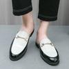 Fashion Men Shoe Fashion All-match Casual Flats New Men's Classic Mules Shoes Handmade Male Slipper Outdoor Summer Mens Slip on Shoes