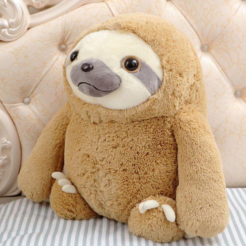 Adorable New Cute Giant Sloth Stuffed Plush Animal Doll Soft Toy Cushion Gift For All Ages