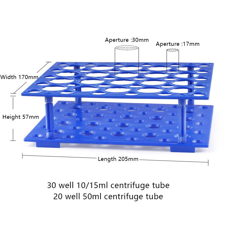 1Pc 10/15/50ml Centrifugal Test Tube Rack Test Tubing Rack Holder School Supply Equipment Multifunctional Test Tube Rack