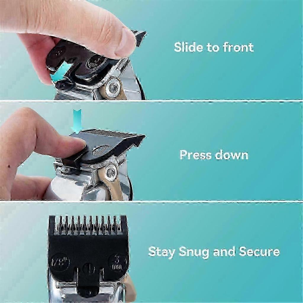 2025 10PCS Clipper Guards Set for Most Wahl Clippers and liss FX870 Clipper