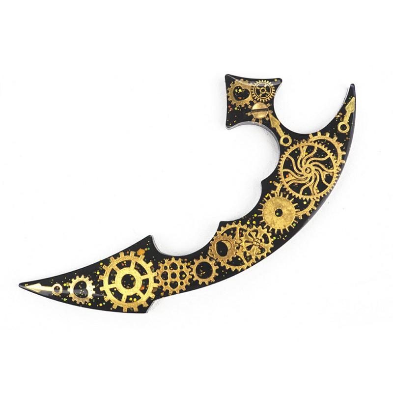 Ninja Tool Naruto Shuriken Keychain Resin Mold DIY Silicone Mold Knife Shape Keychain Mould