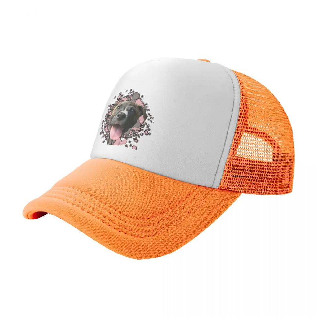 Pitbull with Spray Paint Baseball Cap Trucker Hat derby hat sailor cap for Unisex Luxury Brand Women Caps Unisexs