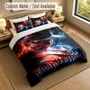 3Pcs Bedding Set Custom Name Text, 1 Sheet 2 Pillowcases Home Bed DecorA Nightmare On Elm Street Freddy Krueger