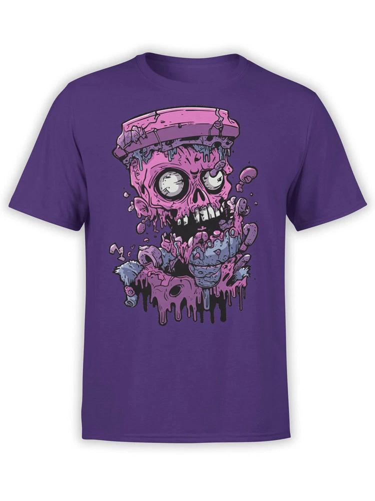 Zombie Tshirt Collection Meltdown Skull Tshirt Unisex S