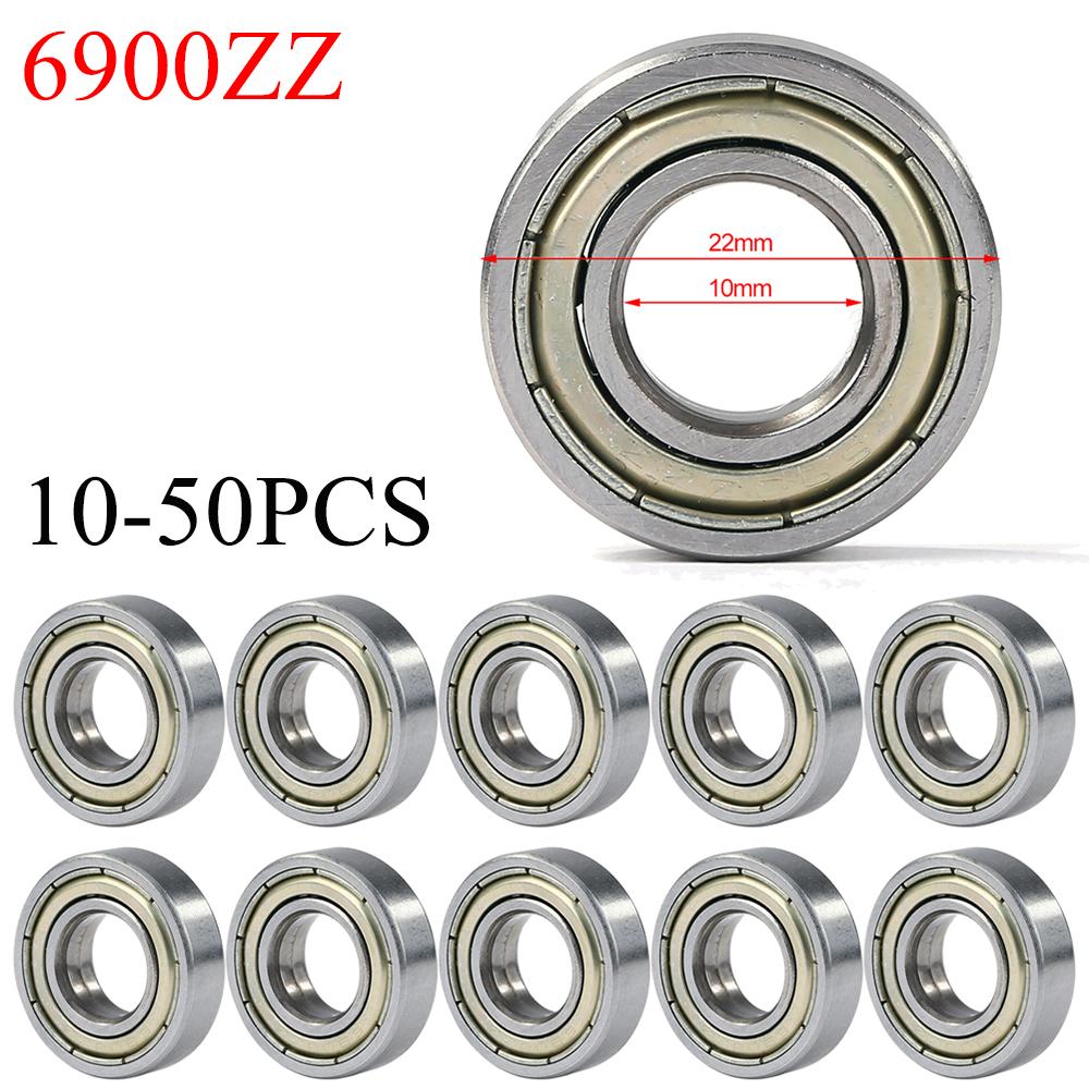 10-50pcs Ball Bearings Deep Groove Miniature Bearings For Skateboard Scooter 3D Printers Bearings 623ZZ 608ZZ 6900ZZ 687ZZ
