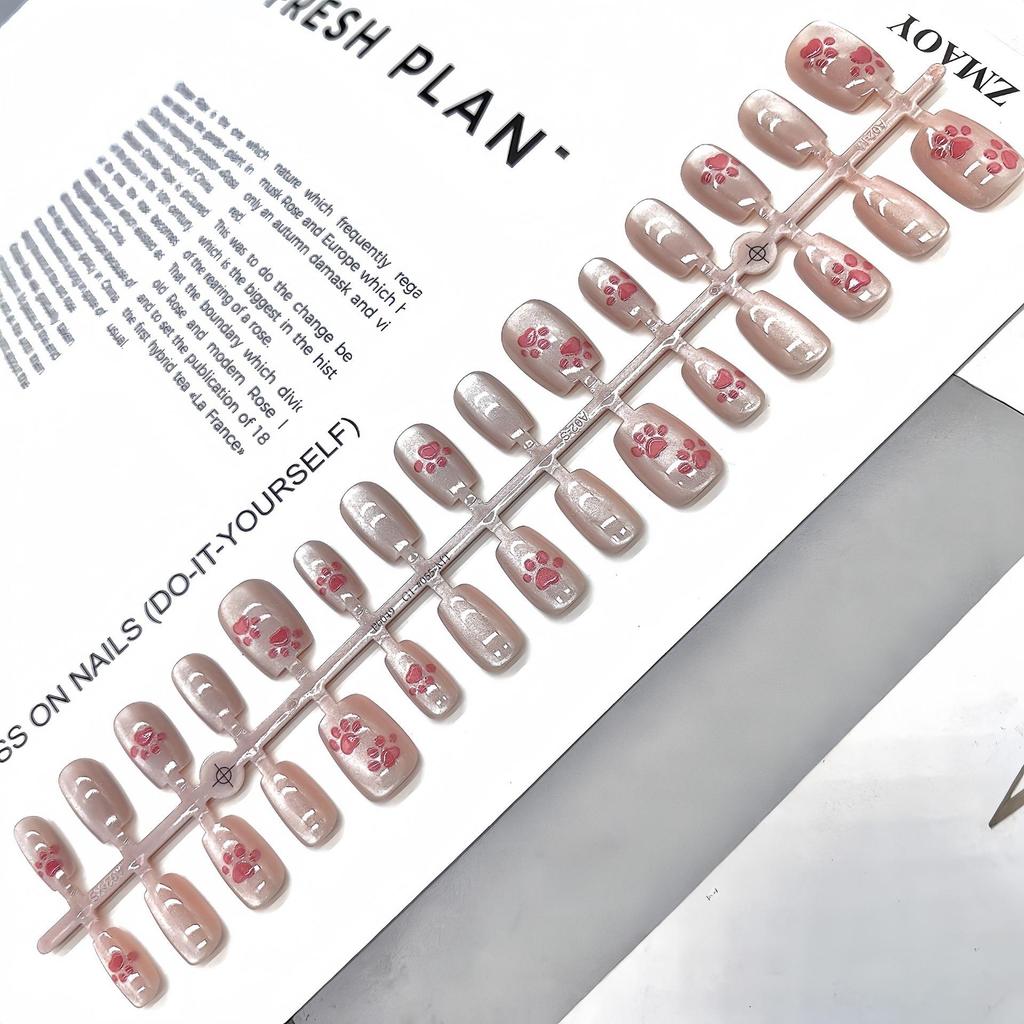 Cartoon Multi-Pattern High-Quality Wearable Nail Tips for Professional & Commute Style Manicure