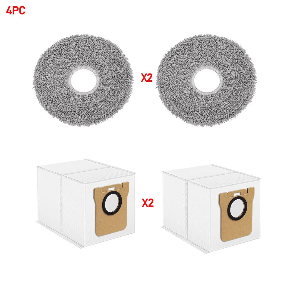 Replacement Dust Bag Mop Cloth For Xiaomi X10 Plus X10+ X20 Plus X20+ 5 Pro OV21CN M30 Pro M30S Robot Vacuum Cleaner Part