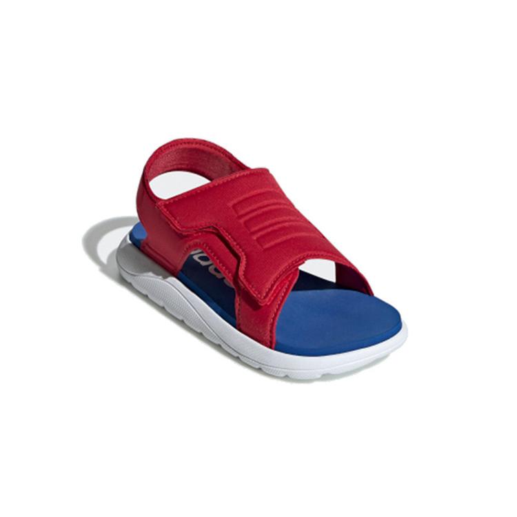 Adidas Comfort Sandal C Slip Resistant Anti Kick Children's Sandals Red Blue White Children Aged 3 7 Years Old EG2234