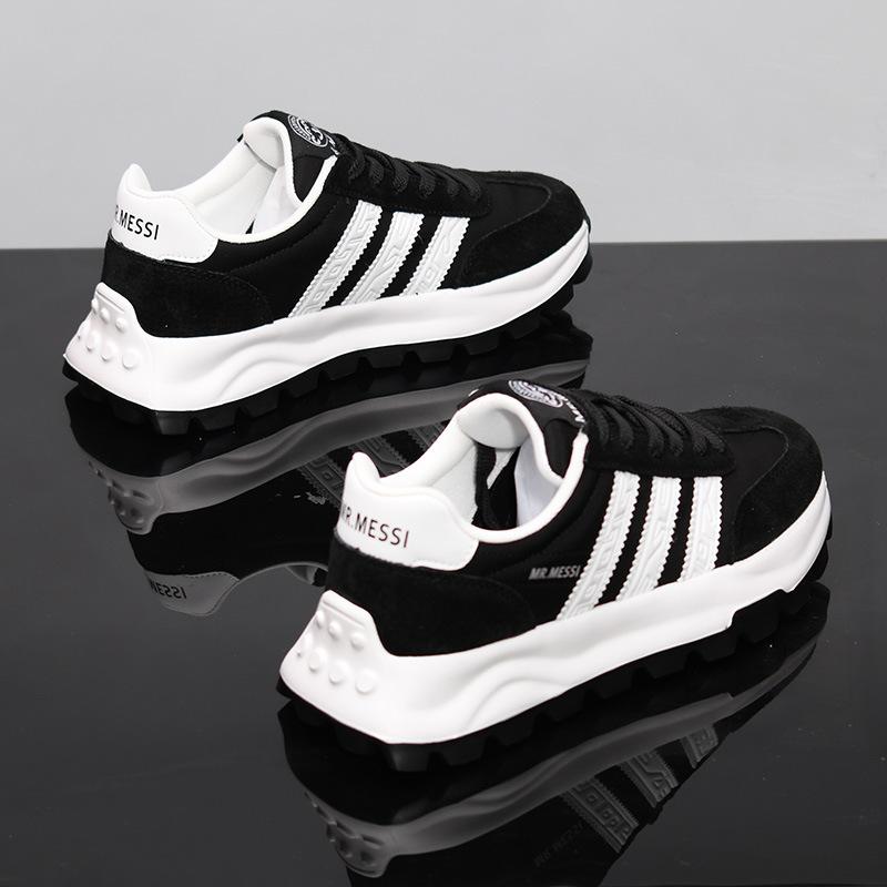 Sommar andningsbara Forrest Gump skor bekväma och enkla låga skor förhöjda låga sneakers MY