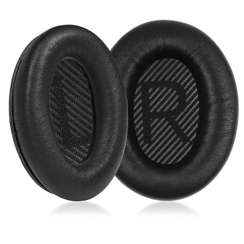 Lambskin Ear Cushions, Replacement Sheepskin Headphones for Bose QC 35 II QC35 QC35ii QC25 Silent Cow