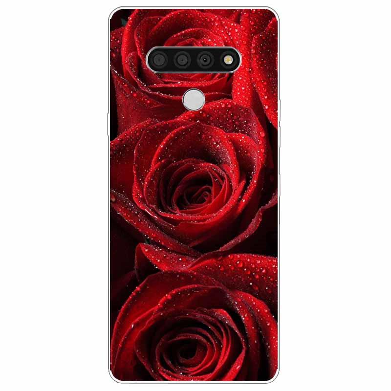 Soft Print Cover For LG K51 K61 V50 V60 Thinq Case Cute Cat Silicone Coque for LG K61 V50 Thinq Cases K 61 Shockproof Shell Bag