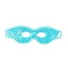 3D Gel Eye Mask for Cooling and Beaded Eye Blue Dual-Use Sleep, Relaxing, Reusable, Refrigerator-Safe (Openwork Mask, (Colored Beads))