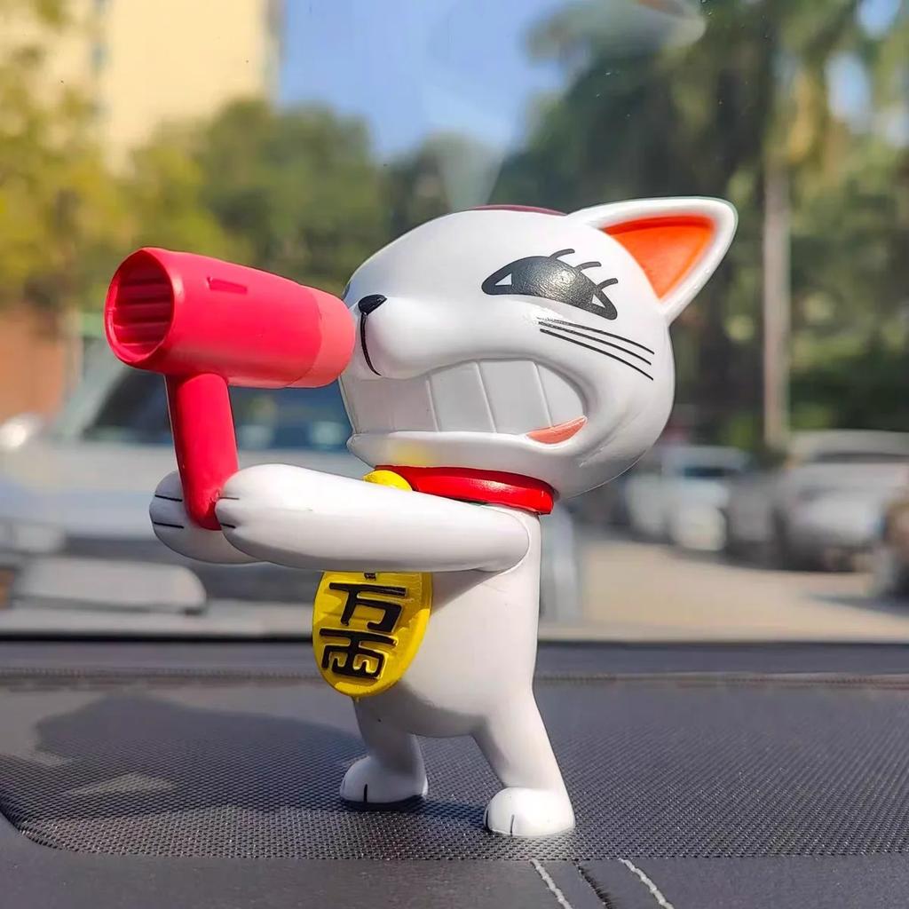2pcs 9cm Dandadan Turbo Granny Figure Highway Granny Lucky Cat Ayase Momo Dan Da Dan Anime Action Figure Model Statue Toy Gifts