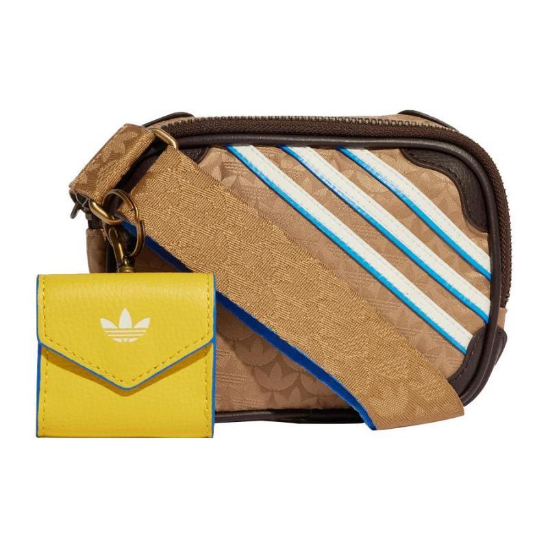 

Adidas Originals Polyester Sports Bag Shoulder Bag Crossbody Bag Regular Unisex Brown Adidas H49621 коричневый