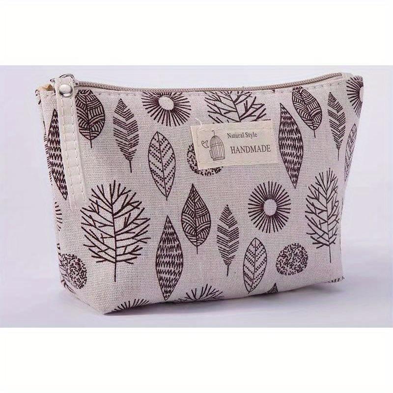 Multi-Functional Women's Makeup Bag Large Capacity Toiletry Organizer with Zipper Closure, Mixed Colors for Travel, Daily Use & Coin Storage