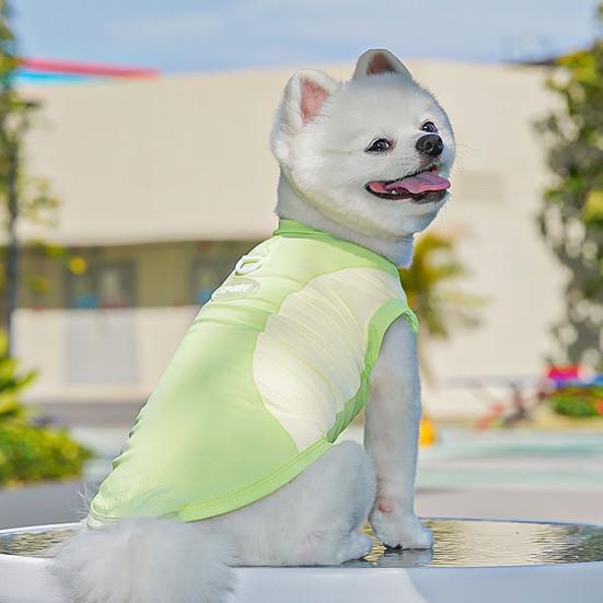 Summer Cooling Dog T-Shirt Ice Silk Fabric Sun Protection Dog Tee Breathable Quick-Dry Tee Shirt for Small Medium Dogs