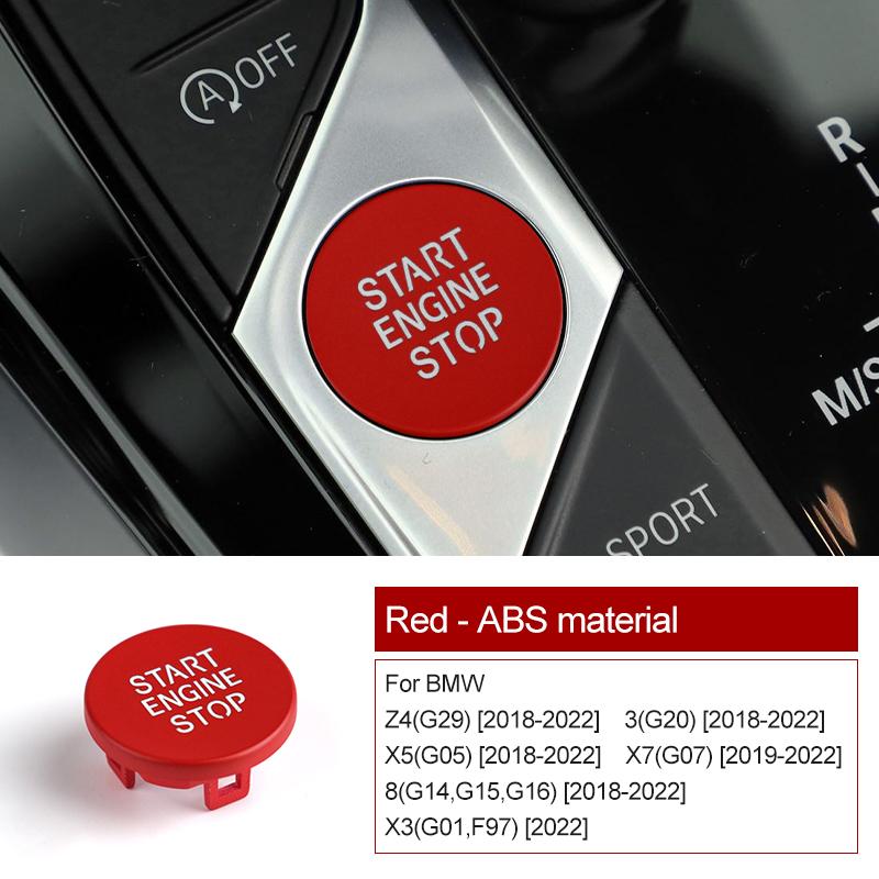 Car Engine Start Stop Button Ignition Cover for BMW Z4 G29 G20 X5 G05 X7 G07 G14 G15 G16 X3 G01 F97 Stop Switch Replace Styling