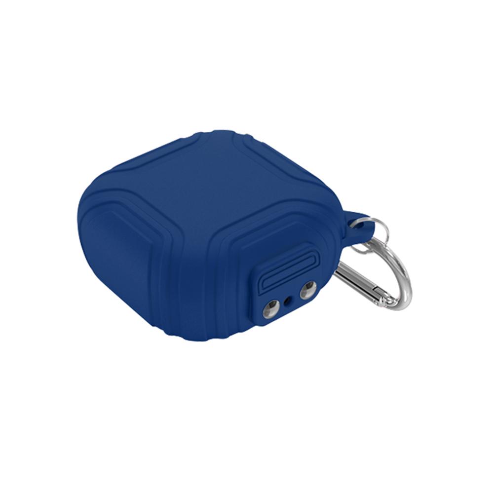 

Силиконовый чехол для наушников-вкладышей с крючком для шнурка, чехол для беспроводных наушников, водонепроницаемый, защита от потери для SHOKZ OpenFit T910 синий