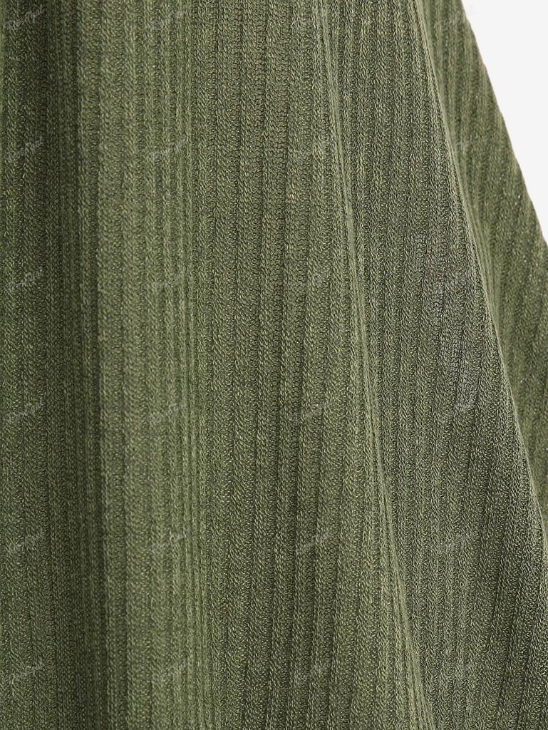 Rosegal Plus Size Ruched Ruffles Ribbed Textured Cami Top Sweater and Buckle Fluffy Shrug Top