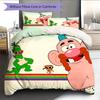 Uncle Grandpa  Pattern Bedding Quilt Set  Home Decoration  Gift (1 * Duvet Cover + 2 * Pillowcase  Without Core)