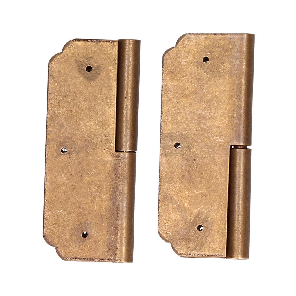 2er-Set Möbelband Retro Antik Messing Scharniere Beschläge für Schrank Schmuckkästchen