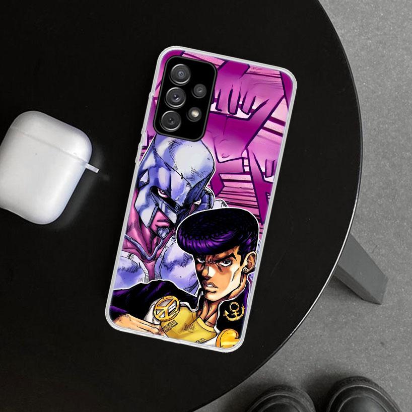 JoJo Adventure Higashikata Josuke Phone Case Cover for Samsung Galaxy A12 A22 A32 A52 A72 A02S A51 A50S A31 A20S A10S Note 20 Ul