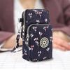 Korean Style Crossbody Phone Bag – Women's Fabric Pouch, Neck Hanging Sports Armband, Vertical Wrist Coin Purse