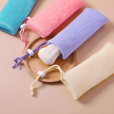 Thickened Foaming Soap Bag Facial Cleanser Mesh Bag Shower Bubble Foam Net Baby Bath Body Washing Cleaning Sponges Facial