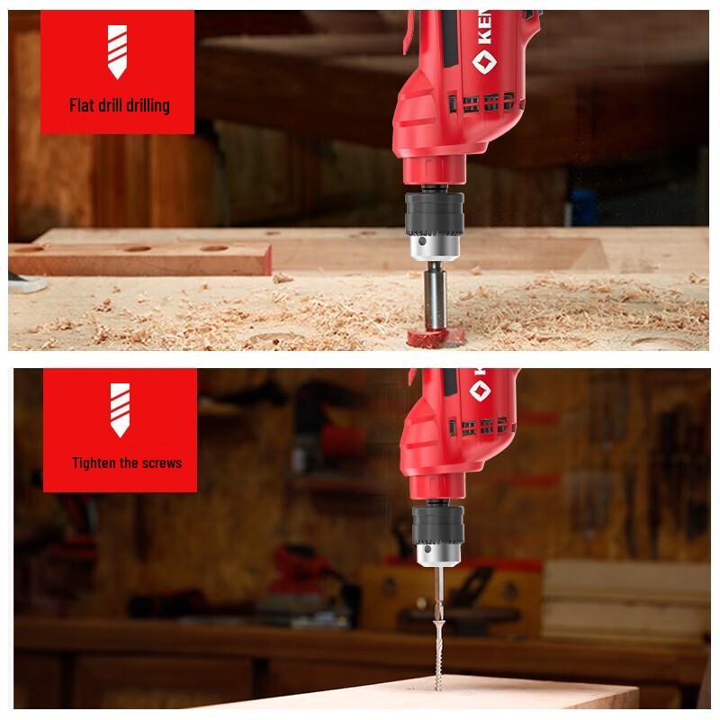 KEN 580W Corded Electric Drill and Screwdriver CN plug (adapter included)