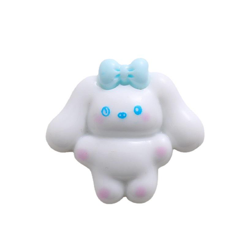 Sanrio Cartoon Resin Accessories: Cute Phone Stickers, Hair Clips, Bottle Magnets, Shoe Buckles