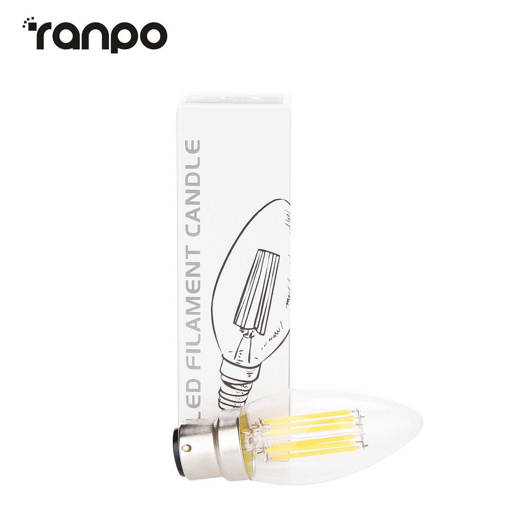 B22 LED Filament Candle Light Bulb C35 2W 4W 6W Chandelier Lighting Lamp Cool Warm White