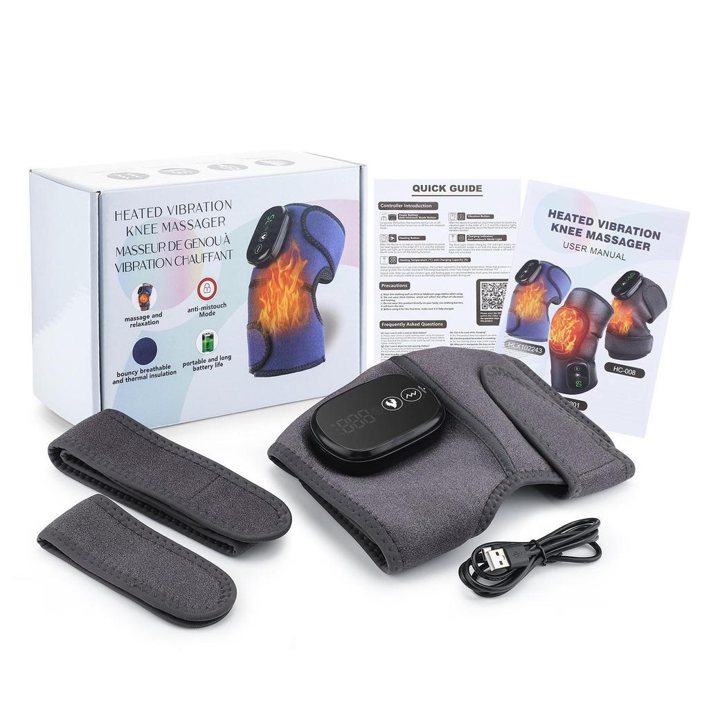 Intelligent Heating Massage Gear: Knee, Shoulder & Elbow Pads