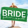 Personalized Beach Towel Custom Name/Logo Words Microfiber Towel Thin Quick Dry Absorbent for Beach Swimming Yoga Bath Sports