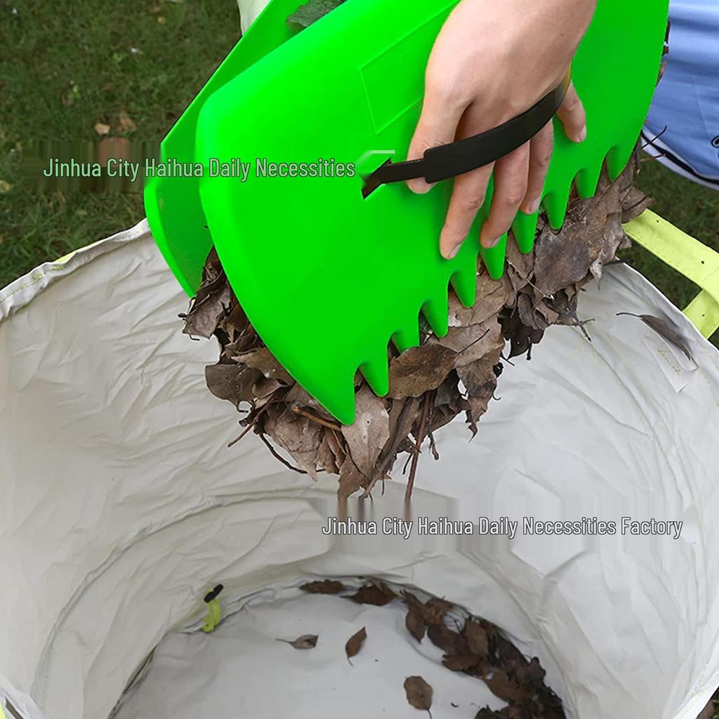Exclusive Cross-Border Plastic Leaf Rake: Versatile Garden, Lawn, and Horticulture Tool