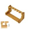 Mini Model Pistol Holder Handgun Organizer 5 Slots Easy to Assemble Lightweight Multi-grid